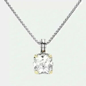 DESIGNER CRYSTAL HAND CUT FACET PENDANT